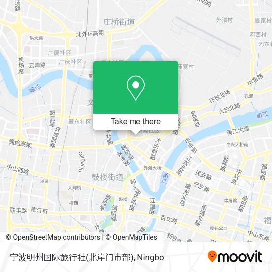 宁波明州国际旅行社(北岸门市部) map