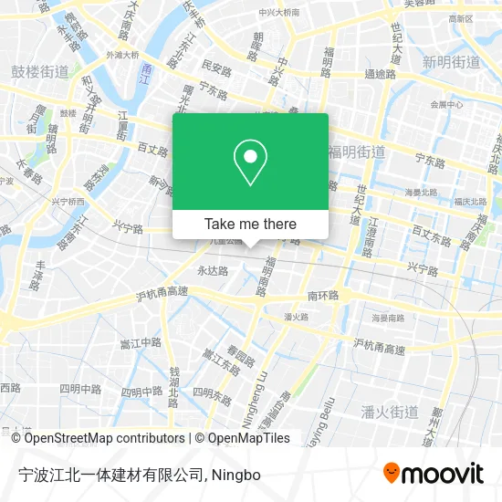 宁波江北一体建材有限公司 map