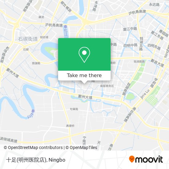 十足(明州医院店) map