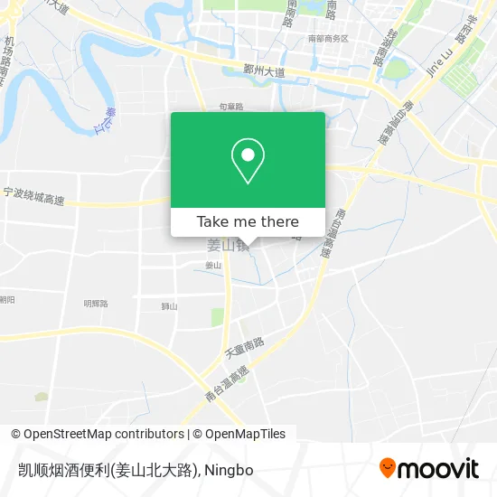 凯顺烟酒便利(姜山北大路) map
