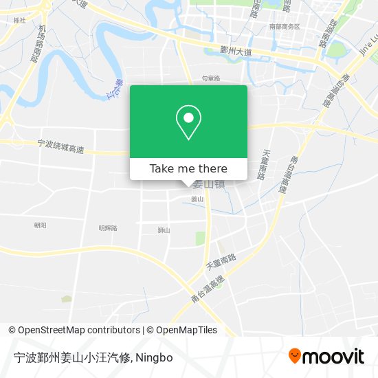 宁波鄞州姜山小汪汽修 map