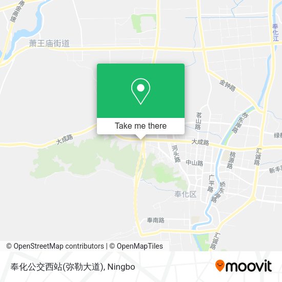 奉化公交西站(弥勒大道) map