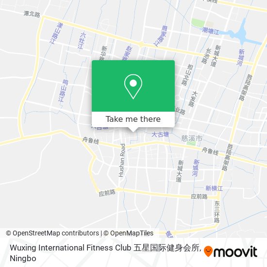 Wuxing International Fitness Club 五星国际健身会所 map