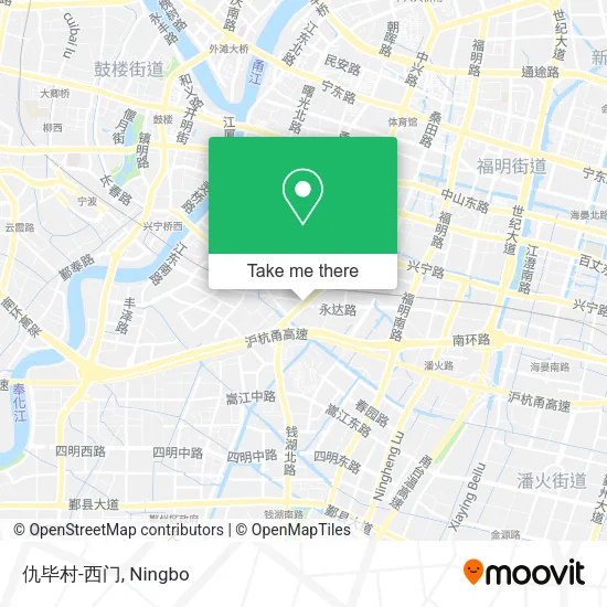 仇毕村-西门 map