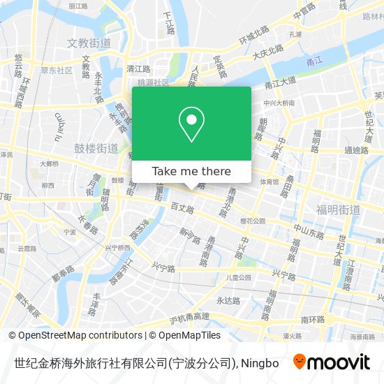 世纪金桥海外旅行社有限公司(宁波分公司) map