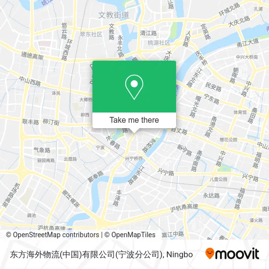 东方海外物流(中国)有限公司(宁波分公司) map