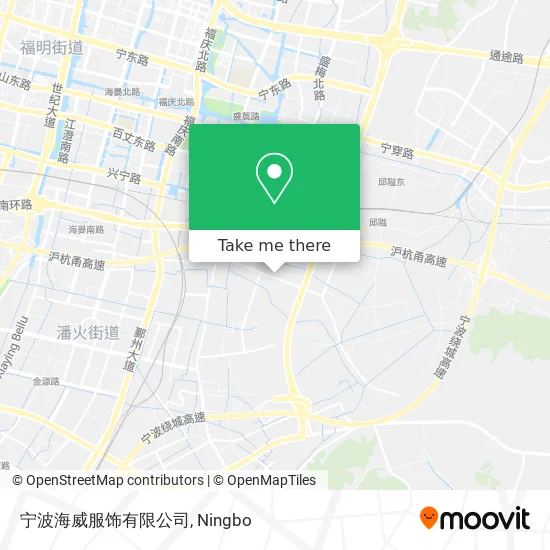 宁波海威服饰有限公司 map