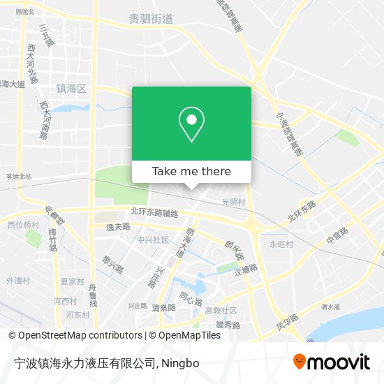 宁波镇海永力液压有限公司 map