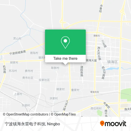 宁波镇海永雷电子科技 map
