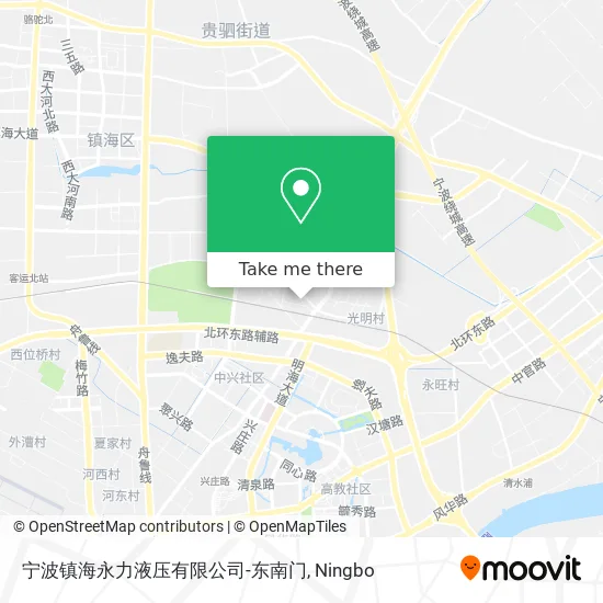 宁波镇海永力液压有限公司-东南门 map