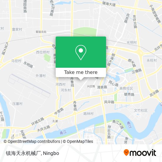 镇海天永机械厂 map