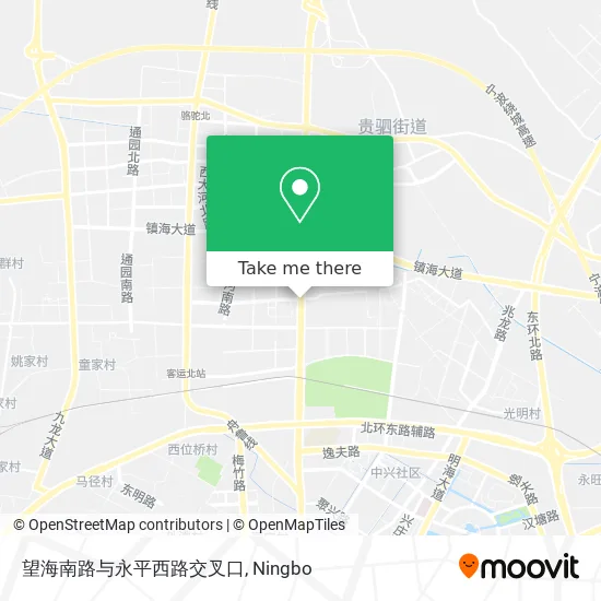 望海南路与永平西路交叉口 map