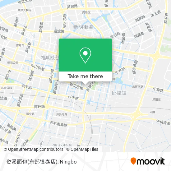 资溪面包(东部银泰店) map