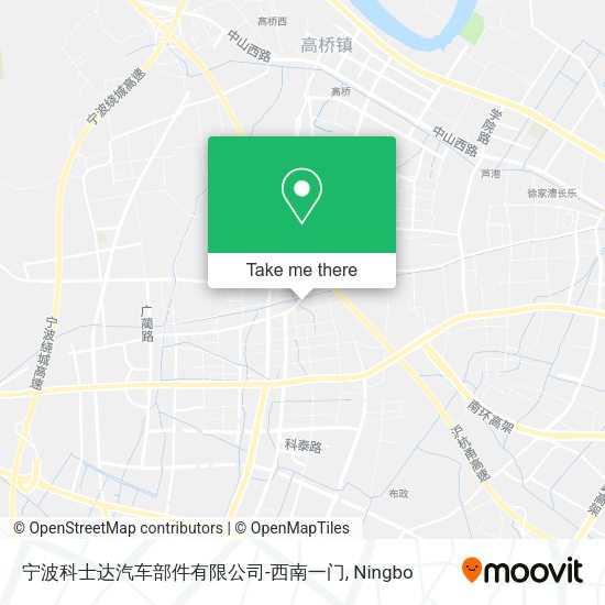 宁波科士达汽车部件有限公司-西南一门 map