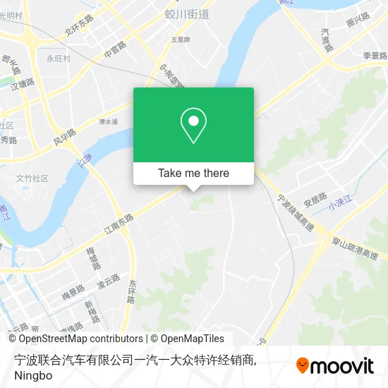 宁波联合汽车有限公司一汽一大众特许经销商 map