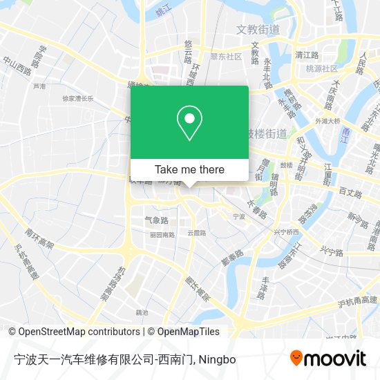 宁波天一汽车维修有限公司-西南门 map
