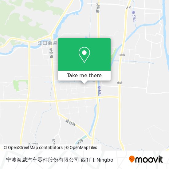 宁波海威汽车零件股份有限公司-西1门 map