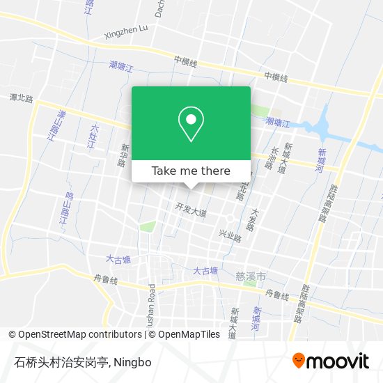 石桥头村治安岗亭 map