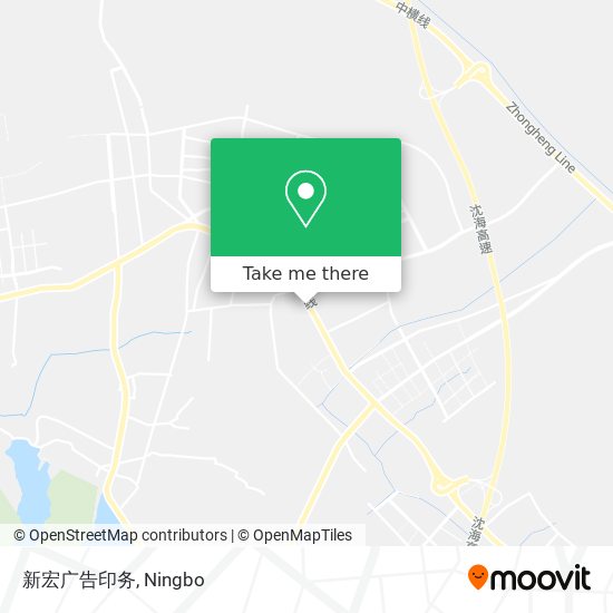 新宏广告印务 map
