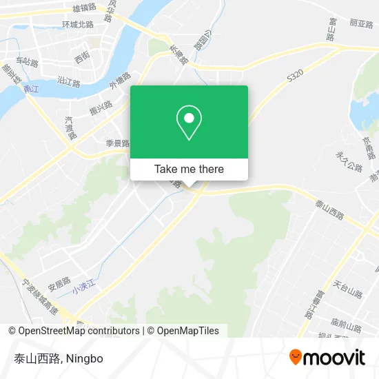 泰山西路 map