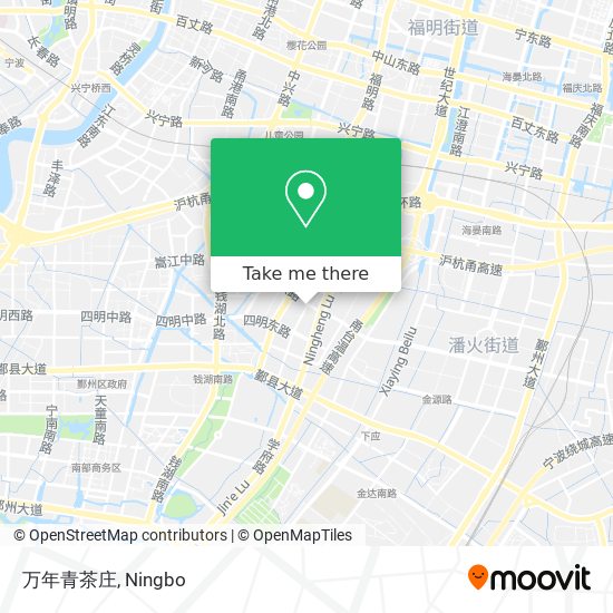 万年青茶庄 map