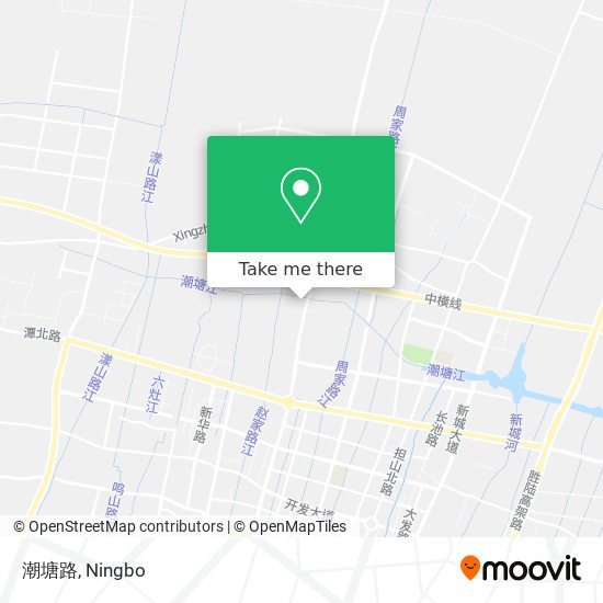 潮塘路 map
