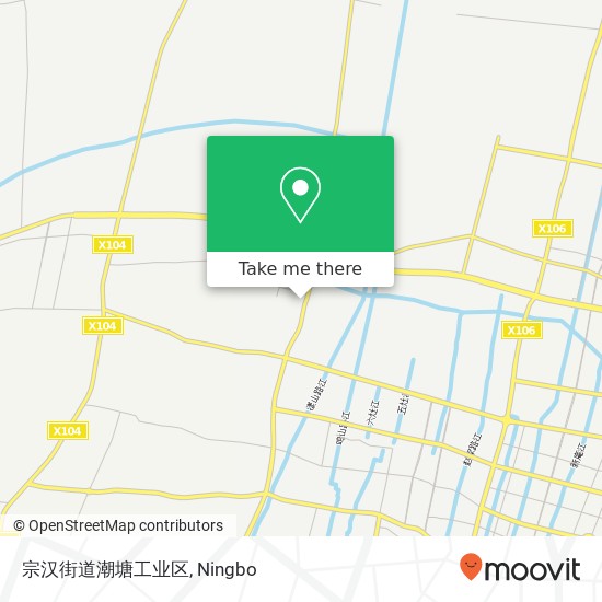 宗汉街道潮塘工业区 map
