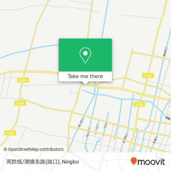 周胜线/潮塘东路(路口) map