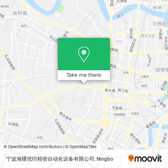 宁波海曙优印精密自动化设备有限公司 map