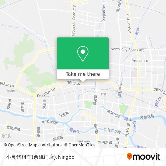 小灵狗租车(余姚门店) map