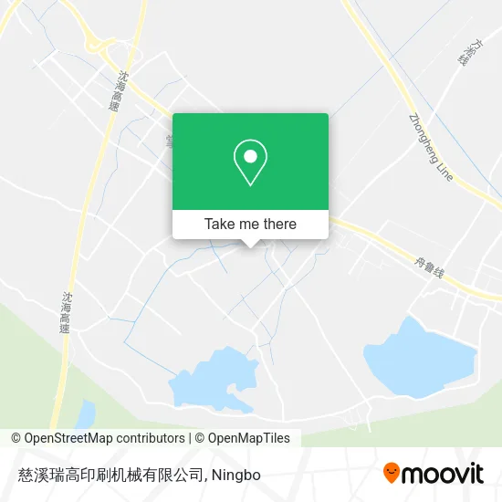 慈溪瑞高印刷机械有限公司 map