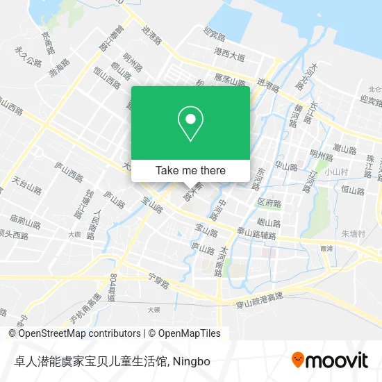 卓人潜能虞家宝贝儿童生活馆 map