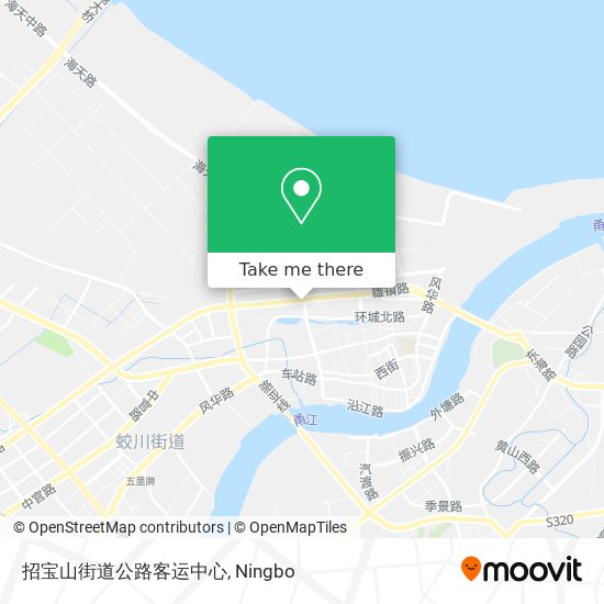 招宝山街道公路客运中心 map