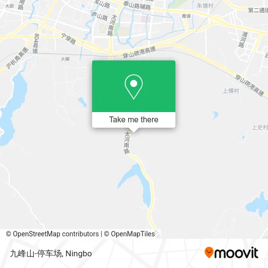 九峰山-停车场 map
