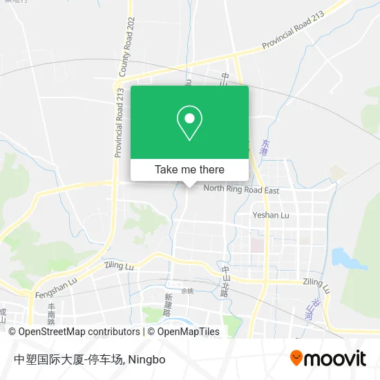 中塑国际大厦-停车场 map