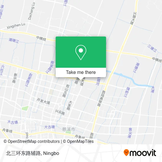 北三环东路辅路 map