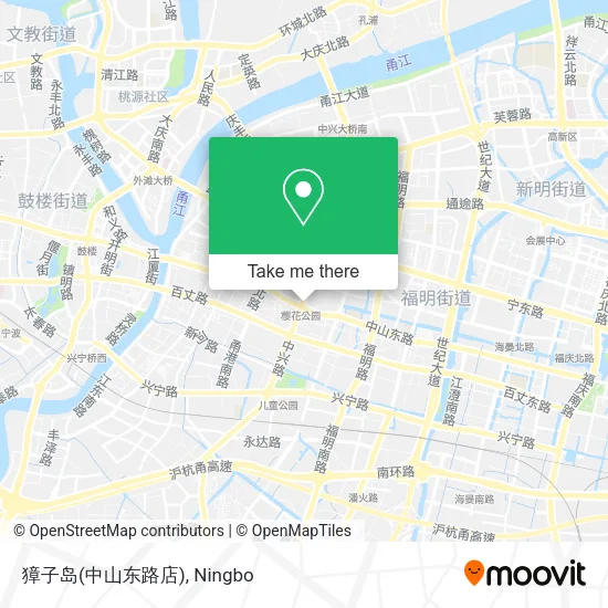 獐子岛(中山东路店) map
