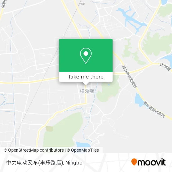 中力电动叉车(丰乐路店) map
