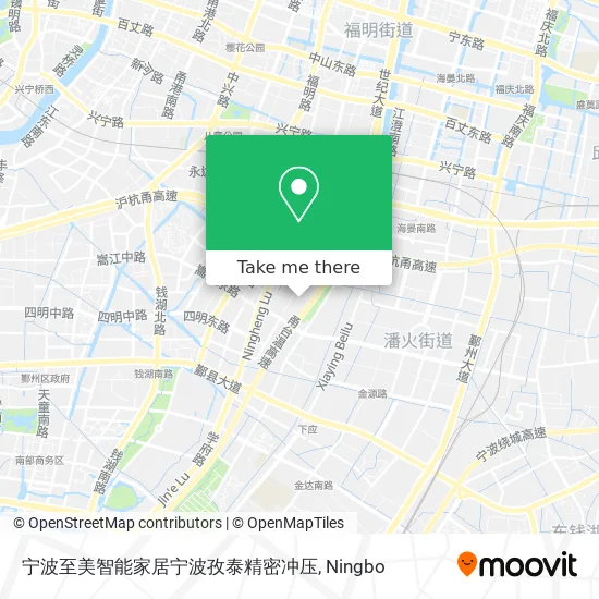 宁波至美智能家居宁波孜泰精密冲压 map