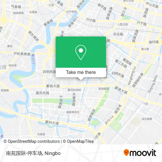 南苑国际-停车场 map