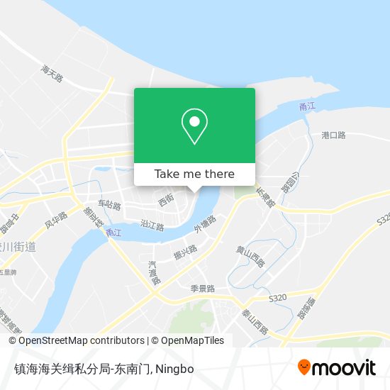 镇海海关缉私分局-东南门 map