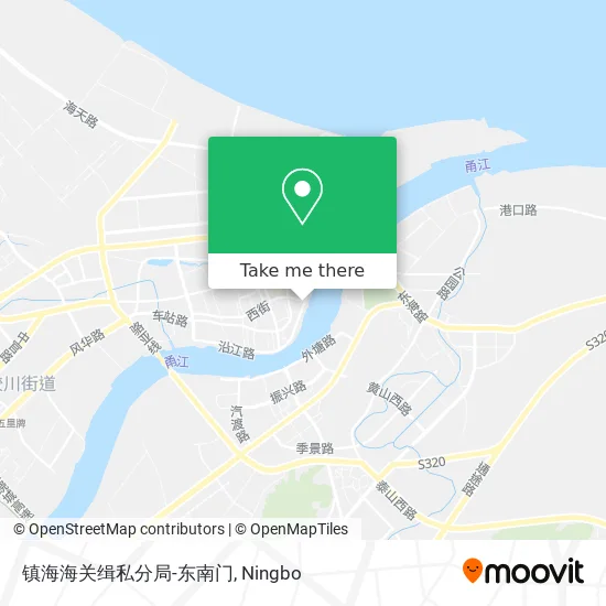 镇海海关缉私分局-东南门 map
