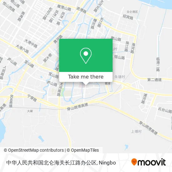 中华人民共和国北仑海关长江路办公区 map