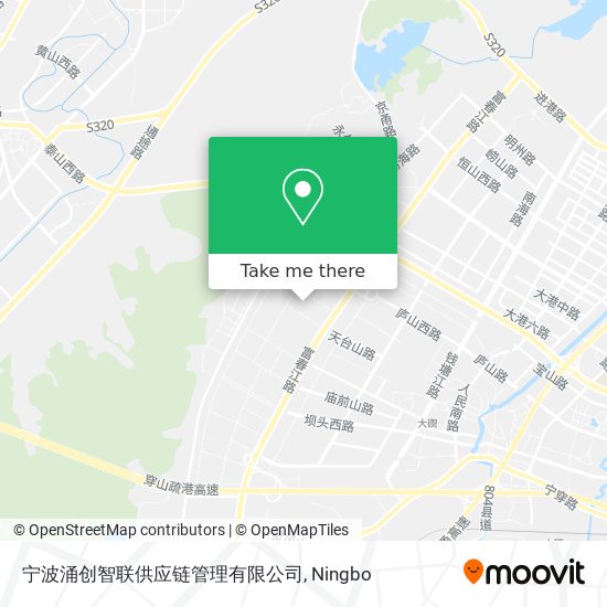 宁波涌创智联供应链管理有限公司 map