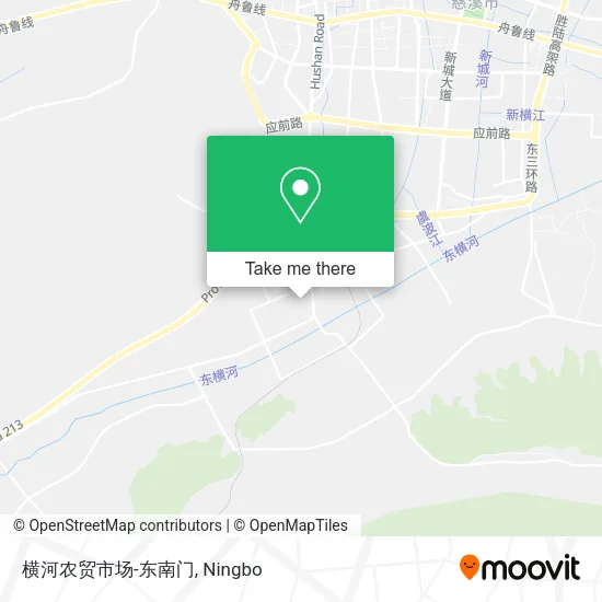 横河农贸市场-东南门 map