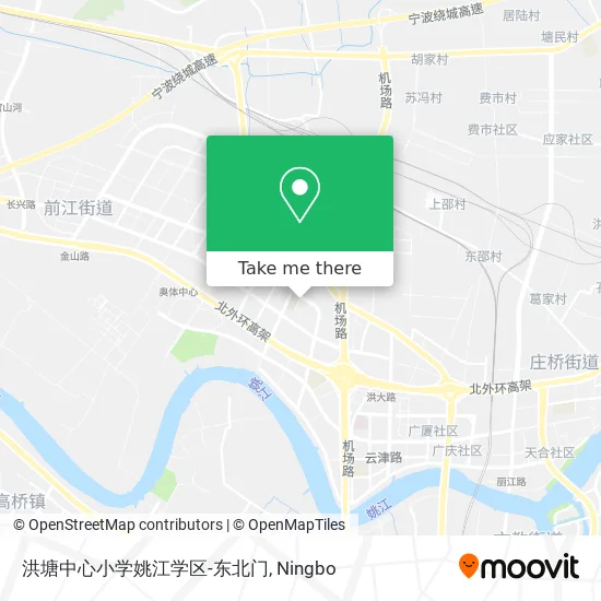 洪塘中心小学姚江学区-东北门 map