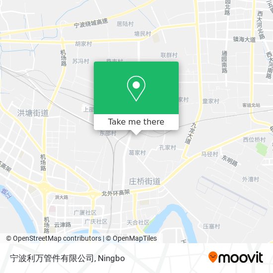 宁波利万管件有限公司 map
