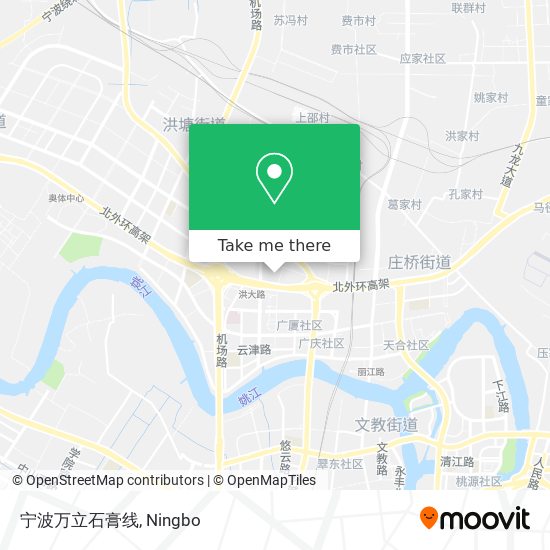 宁波万立石膏线 map