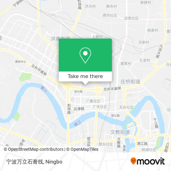 宁波万立石膏线 map
