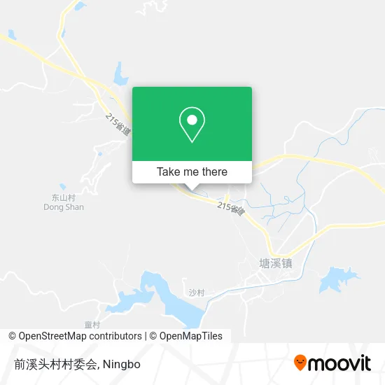 前溪头村村委会 map